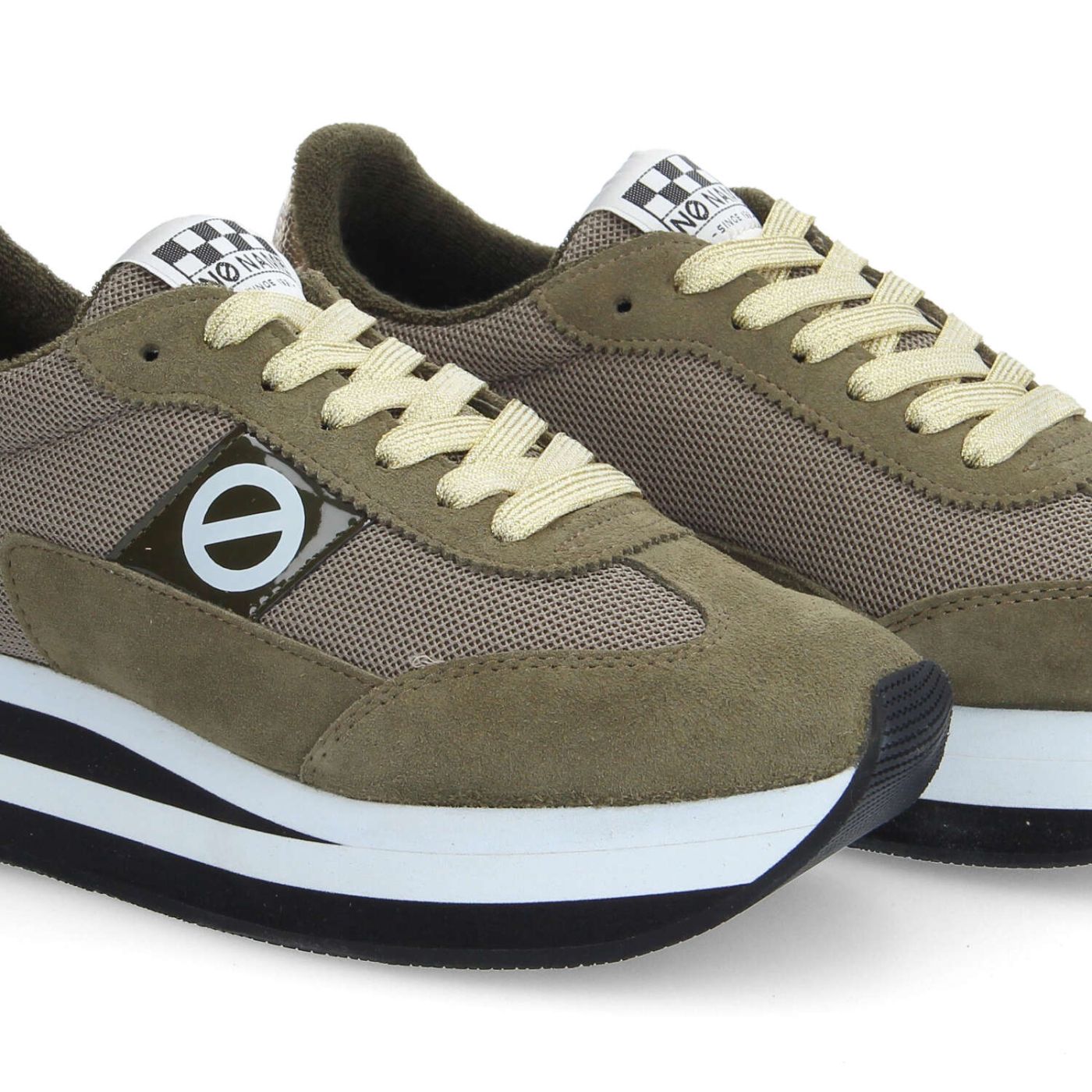 FLEX M JOGGER W - SUEDE/KNIT/MARS - KAKI/OR